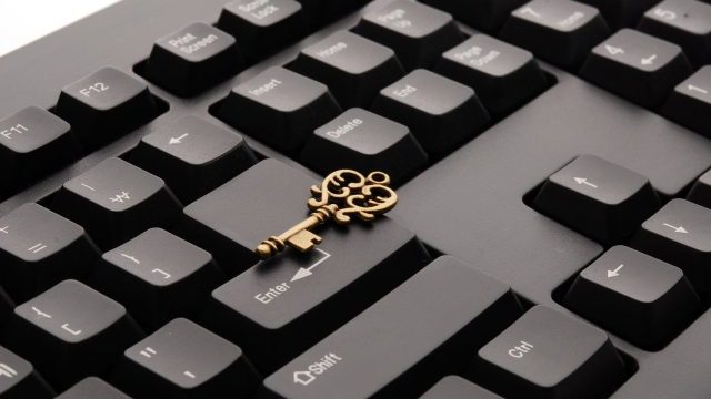 Key on a keyboard