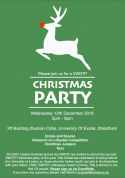 Exeter Christmas Party Poster